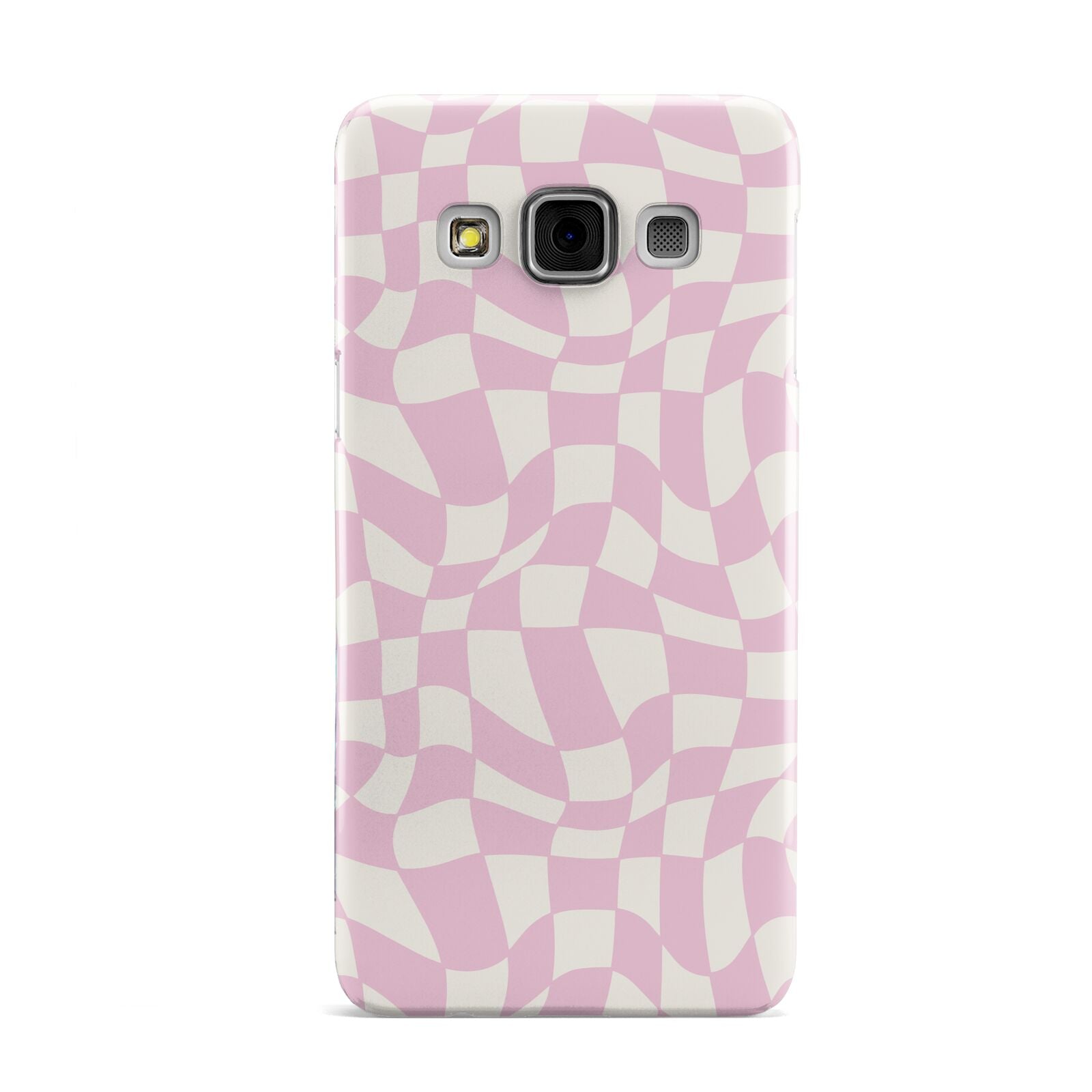 Retro Pink Check Samsung Galaxy A3 Case