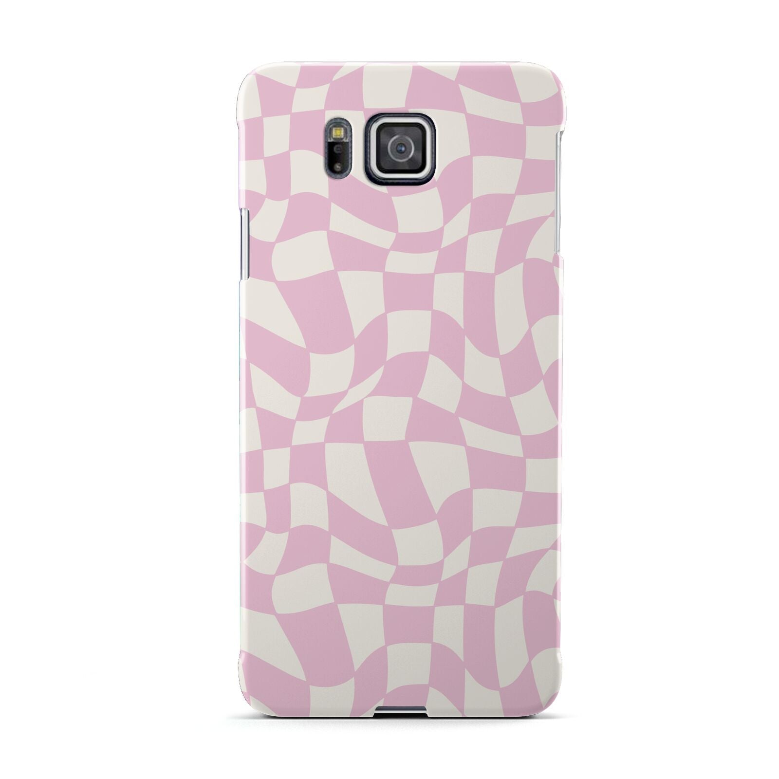 Retro Pink Check Samsung Galaxy Alpha Case