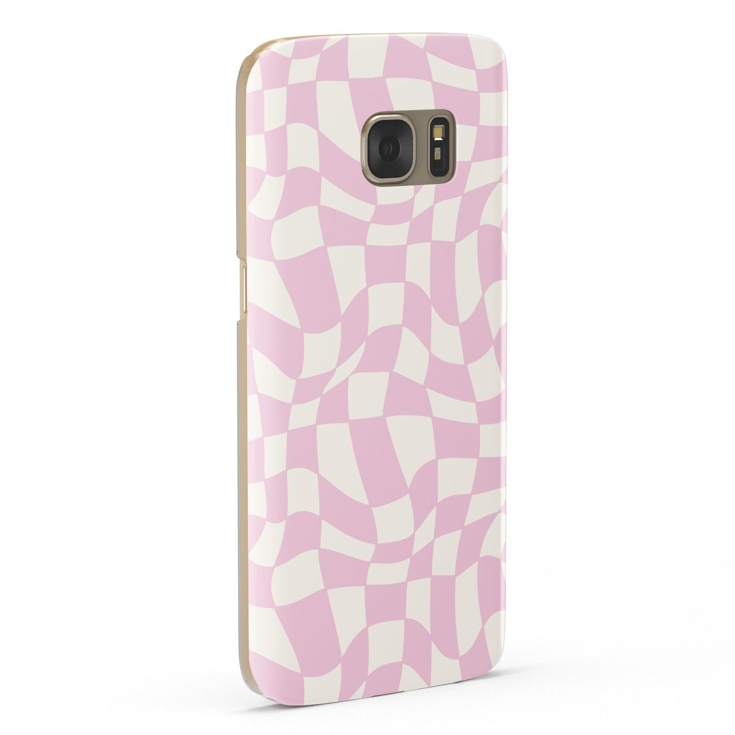 Retro Pink Check Samsung Galaxy Case Fourty Five Degrees