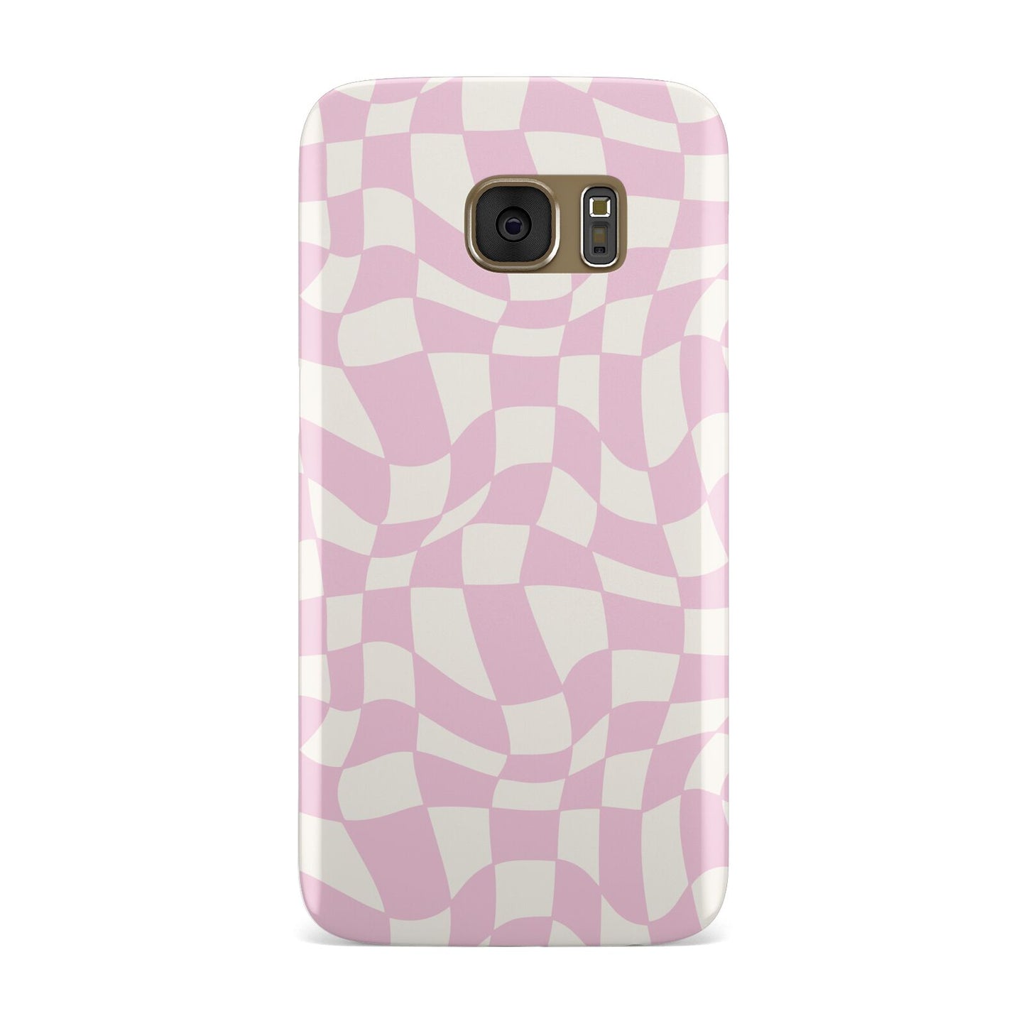 Retro Pink Check Samsung Galaxy Case