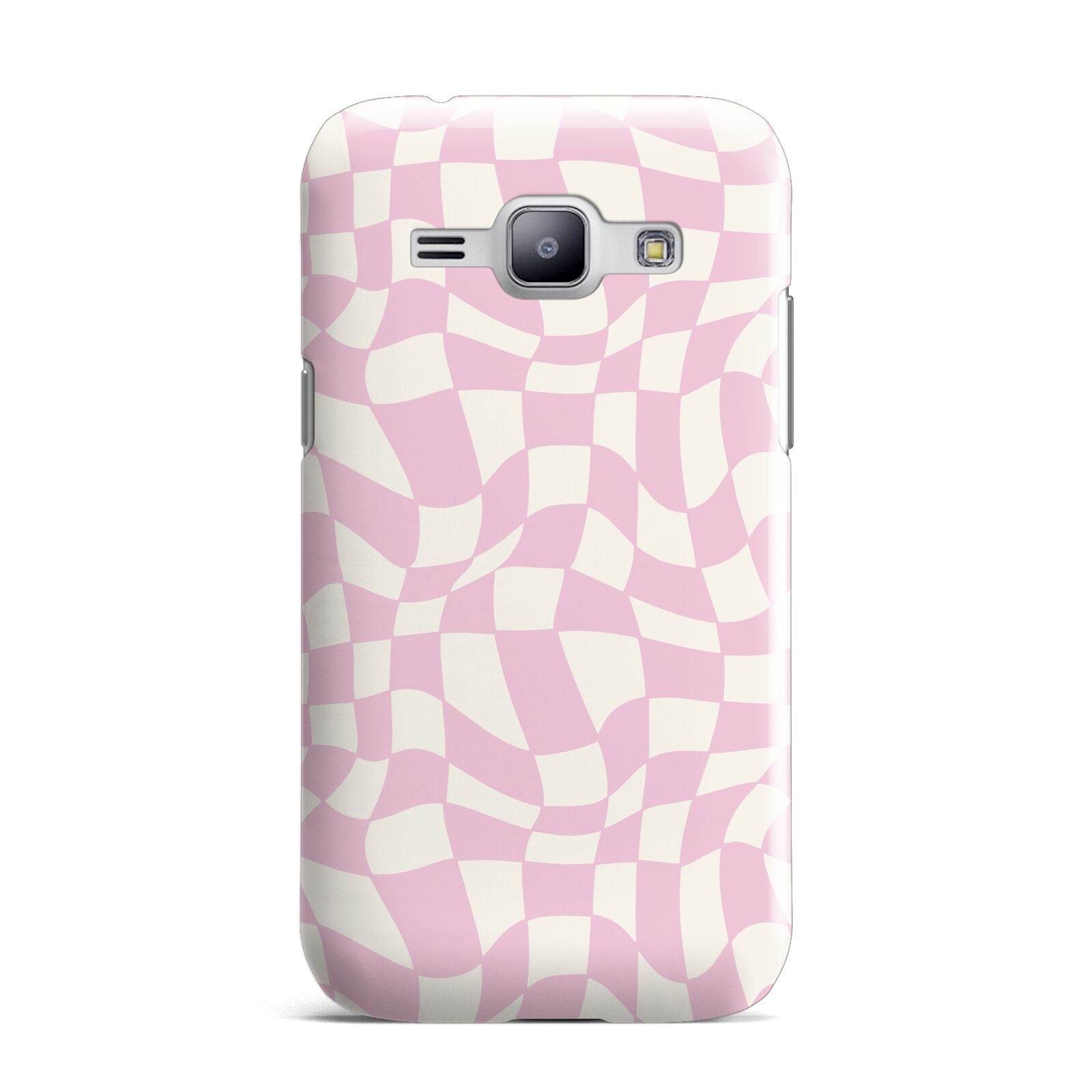 Retro Pink Check Samsung Galaxy J1 2015 Case