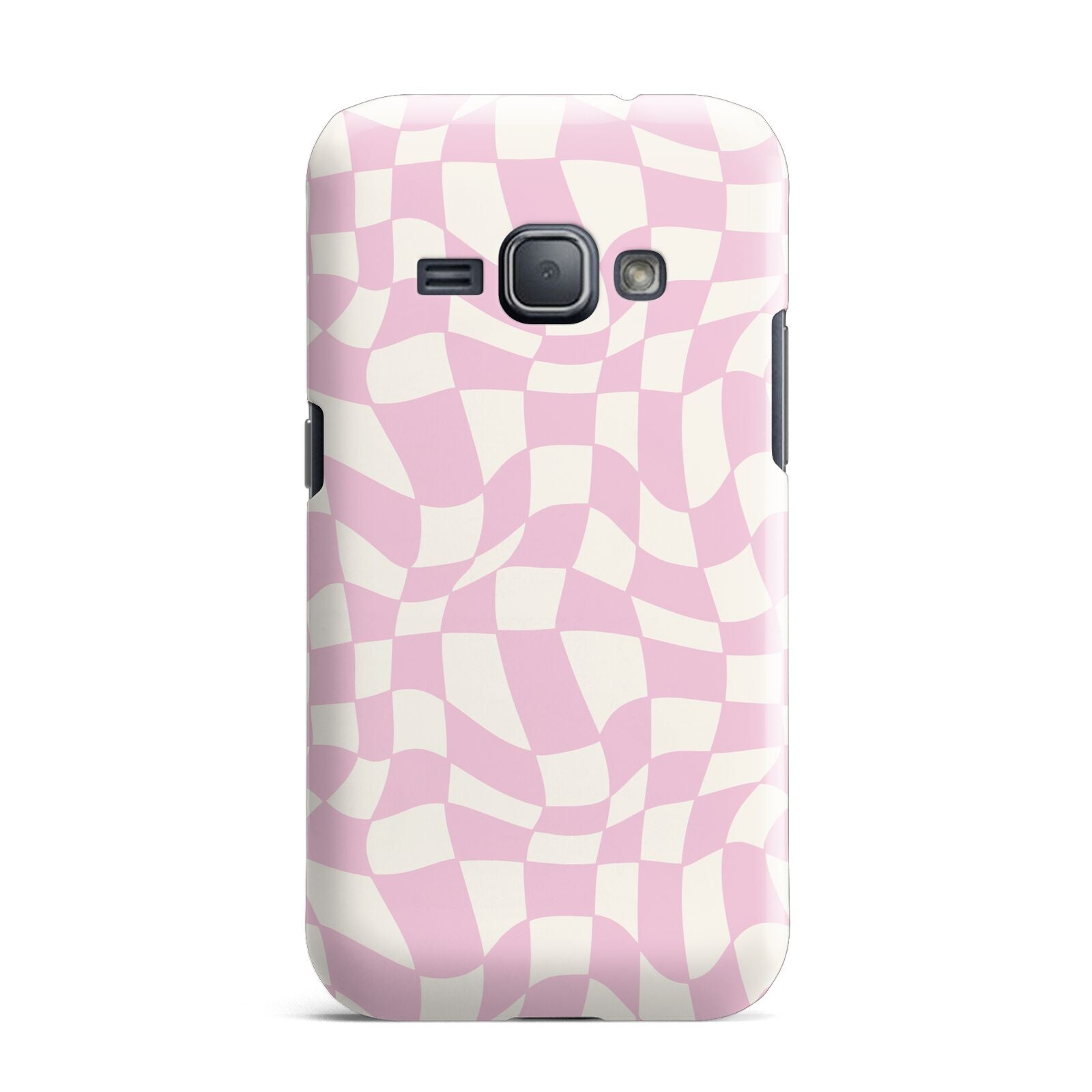 Retro Pink Check Samsung Galaxy J1 2016 Case