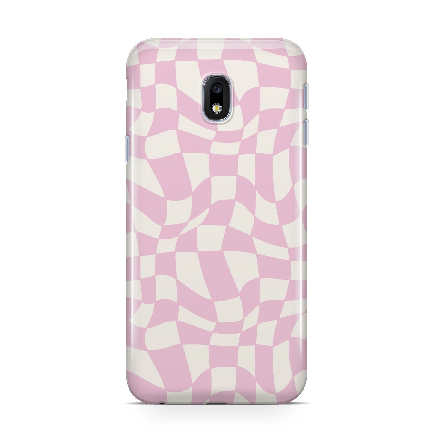 Retro Pink Check Samsung Galaxy J3 2017 Case