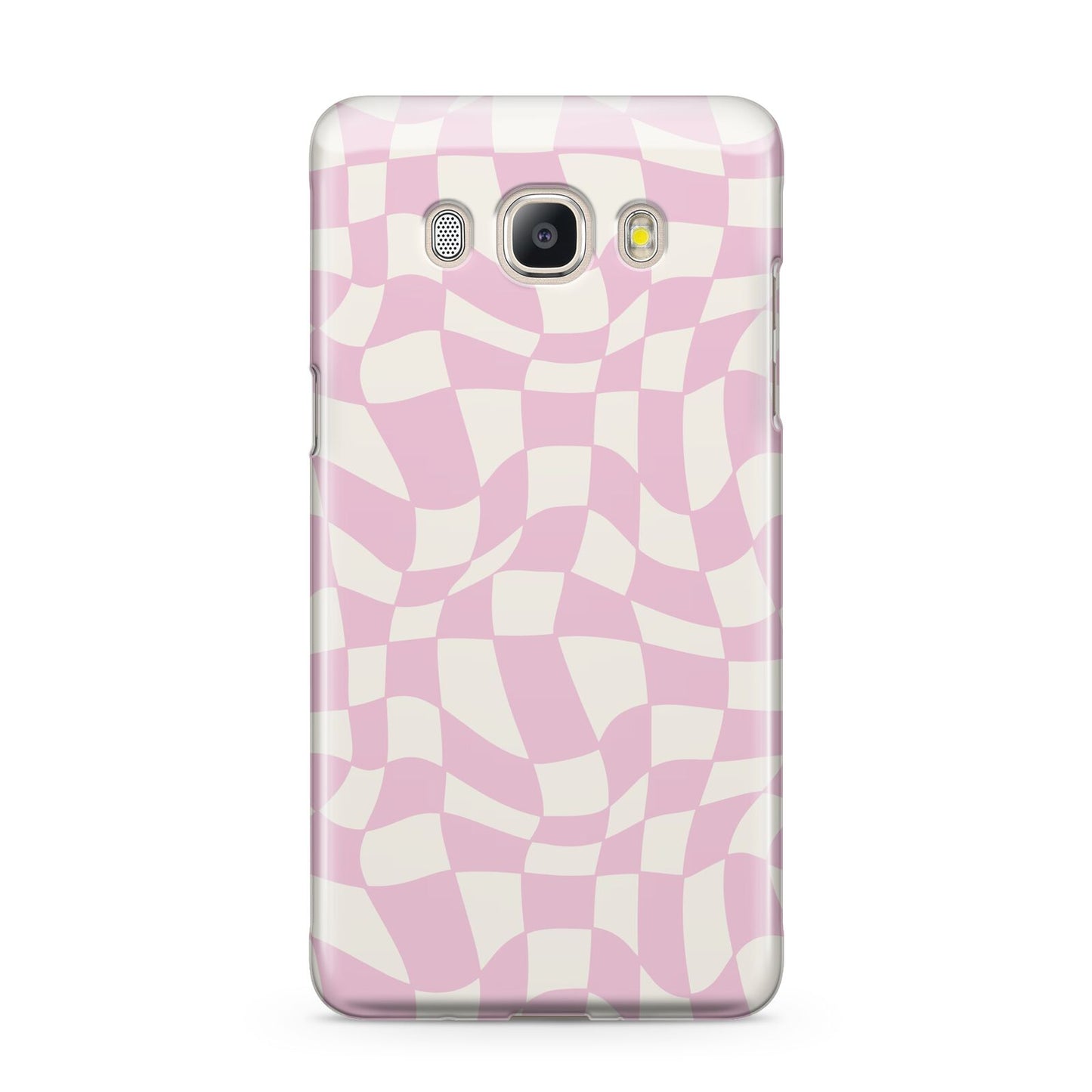 Retro Pink Check Samsung Galaxy J5 2016 Case