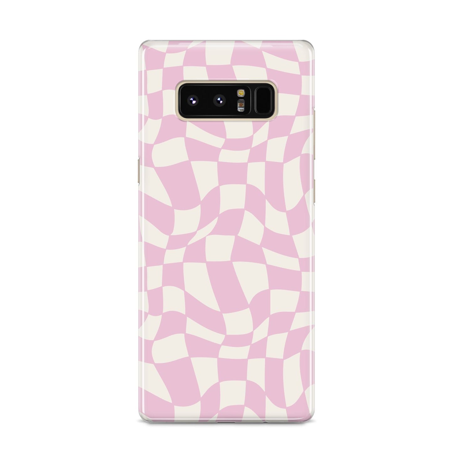 Retro Pink Check Samsung Galaxy S8 Case