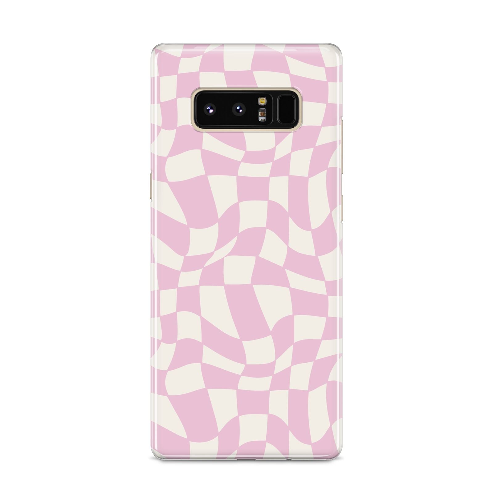 Retro Pink Check Samsung Galaxy S8 Case