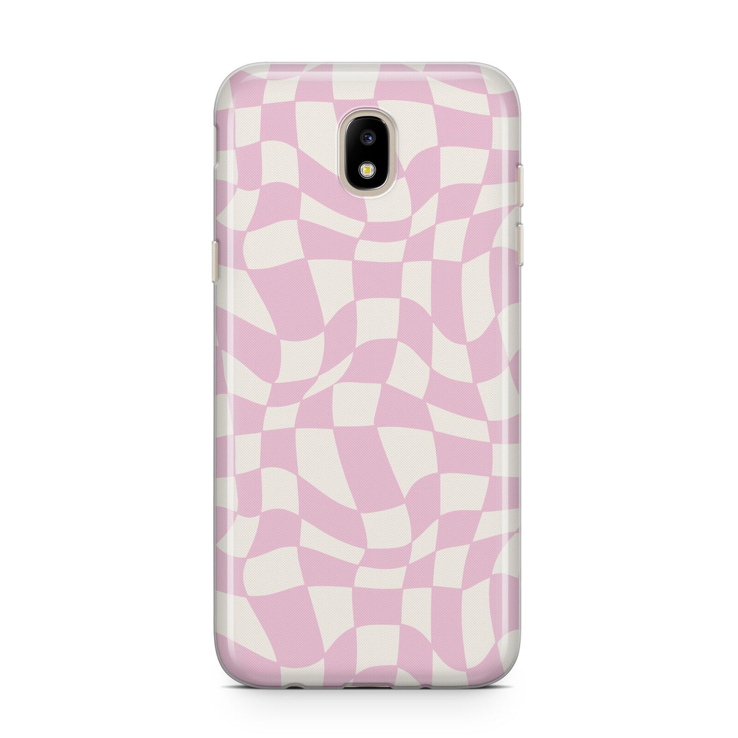 Retro Pink Check Samsung J5 2017 Case