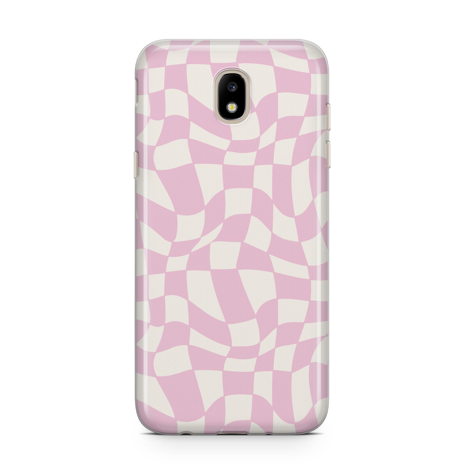 Retro Pink Check Samsung J5 2017 Case