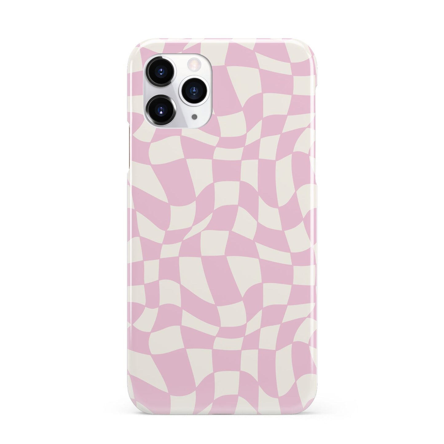 Retro Pink Check iPhone 11 Pro 3D Snap Case