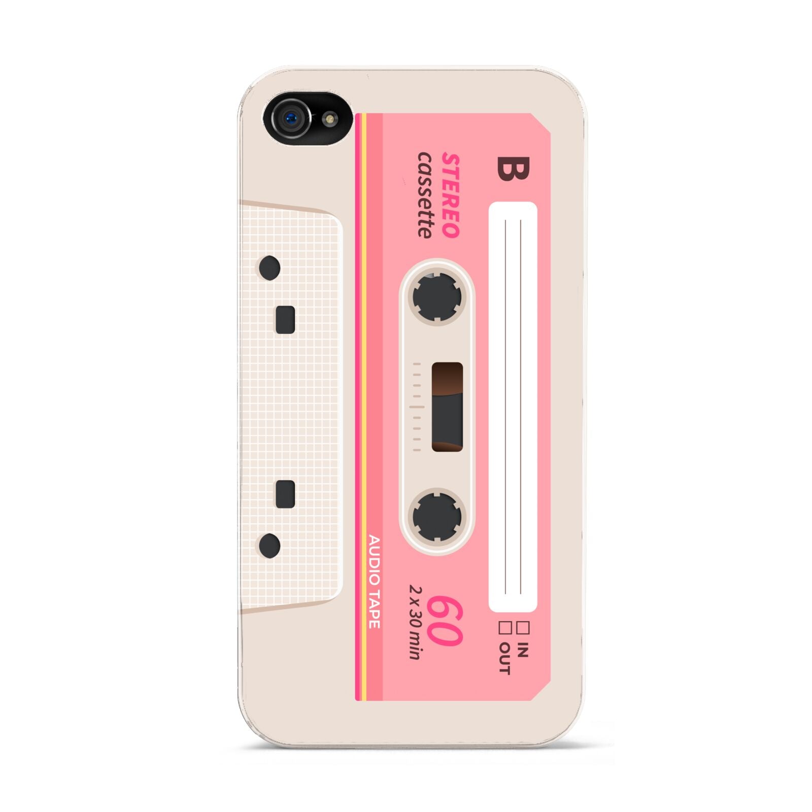 Retro Pink Tape Apple iPhone 4s Case