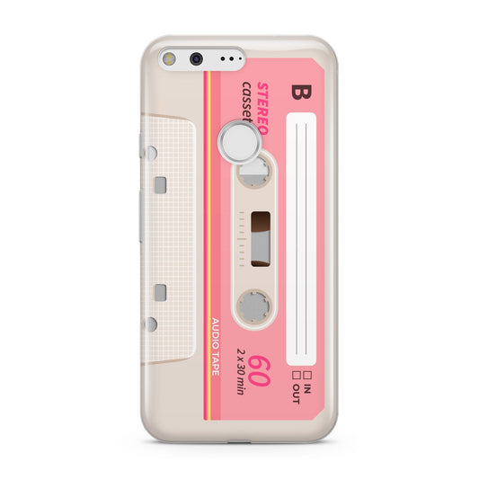 Retro Pink Tape Google Pixel Case