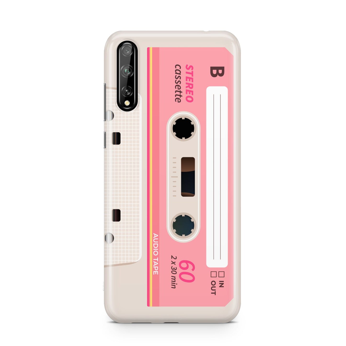 Retro Pink Tape Huawei Enjoy 10s Phone Case