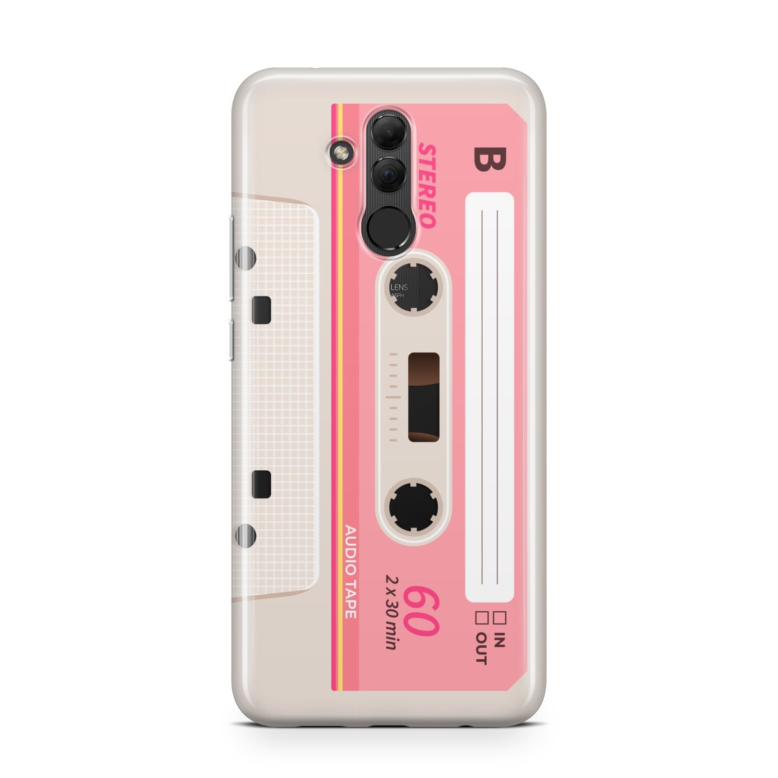 Retro Pink Tape Huawei Mate 20 Lite