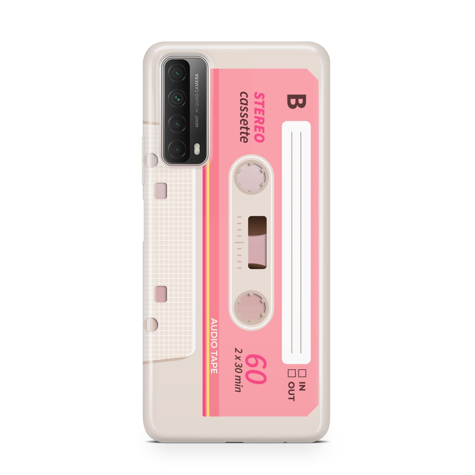 Retro Pink Tape Huawei P Smart 2021