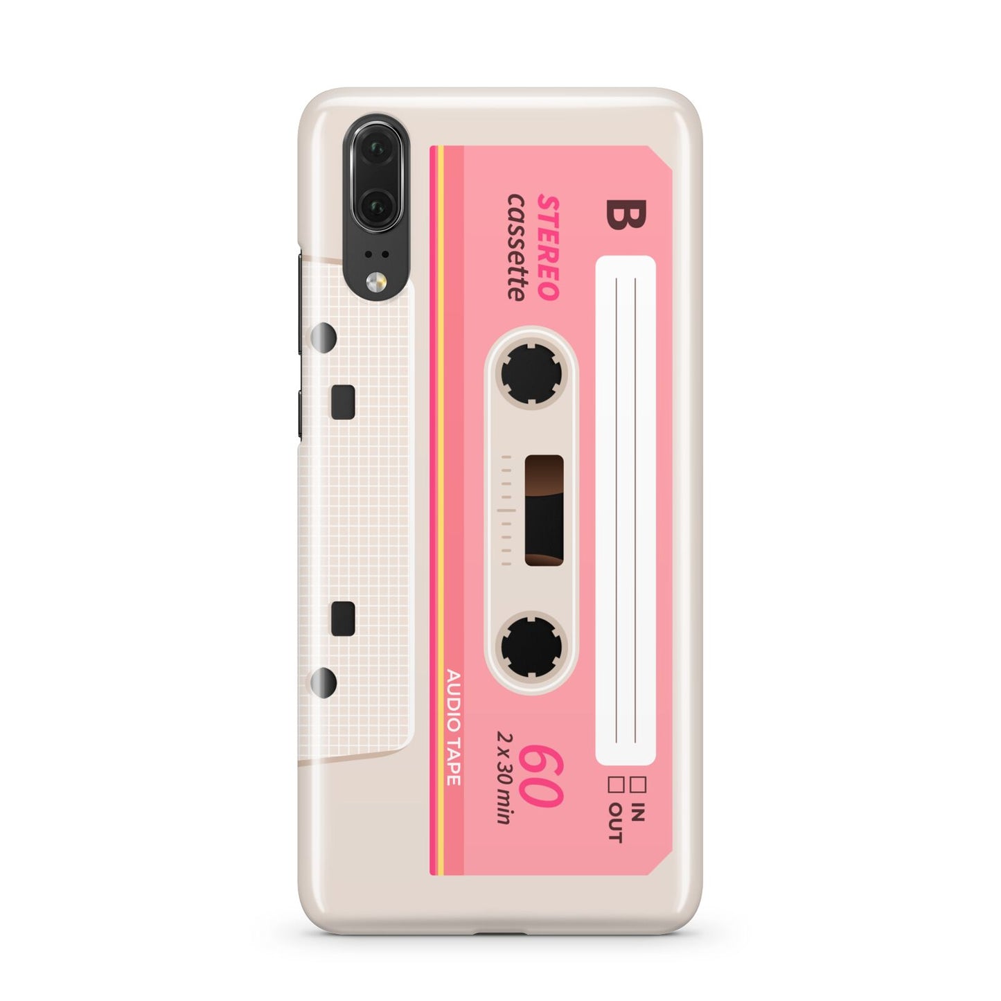 Retro Pink Tape Huawei P20 Phone Case