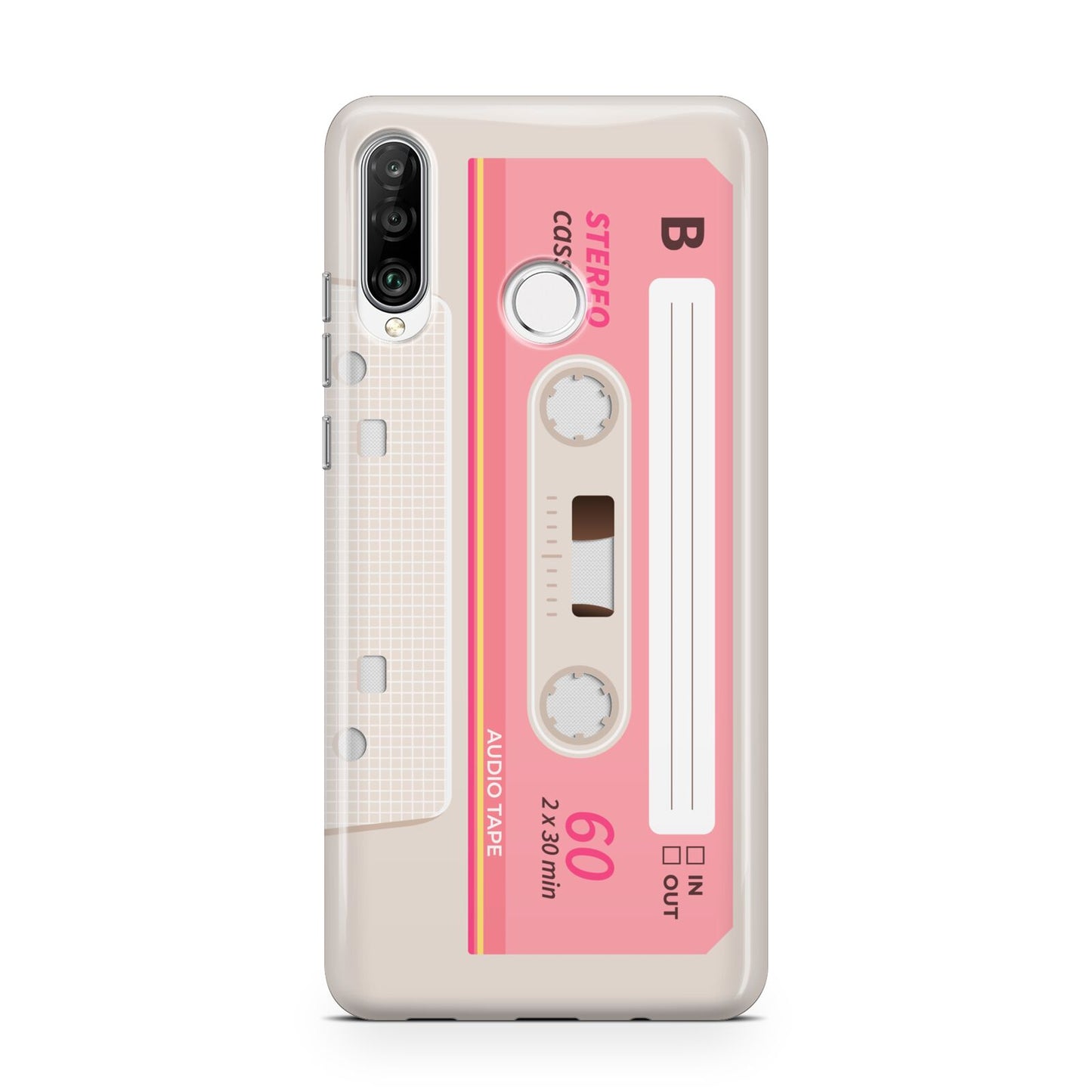 Retro Pink Tape Huawei P30 Lite Phone Case