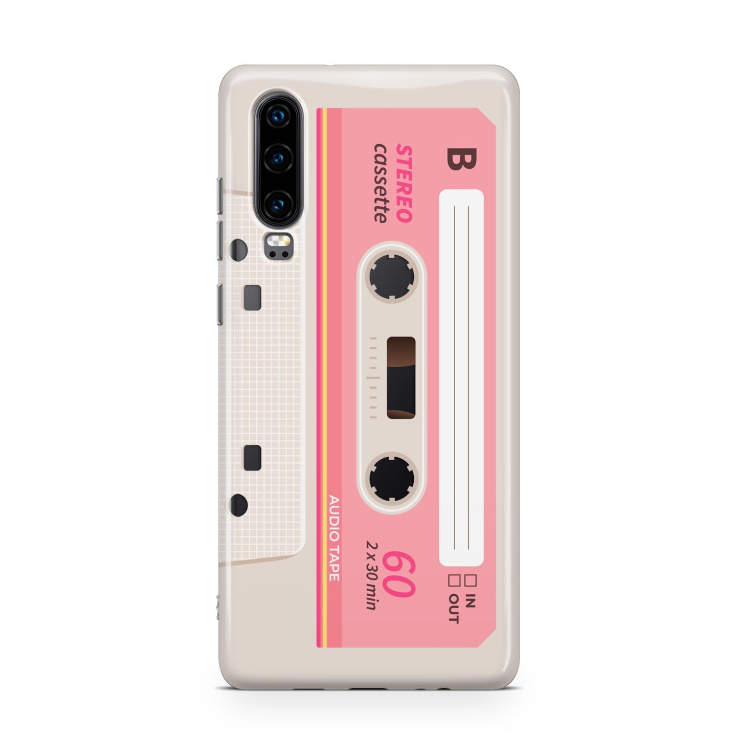 Retro Pink Tape Huawei P30 Phone Case