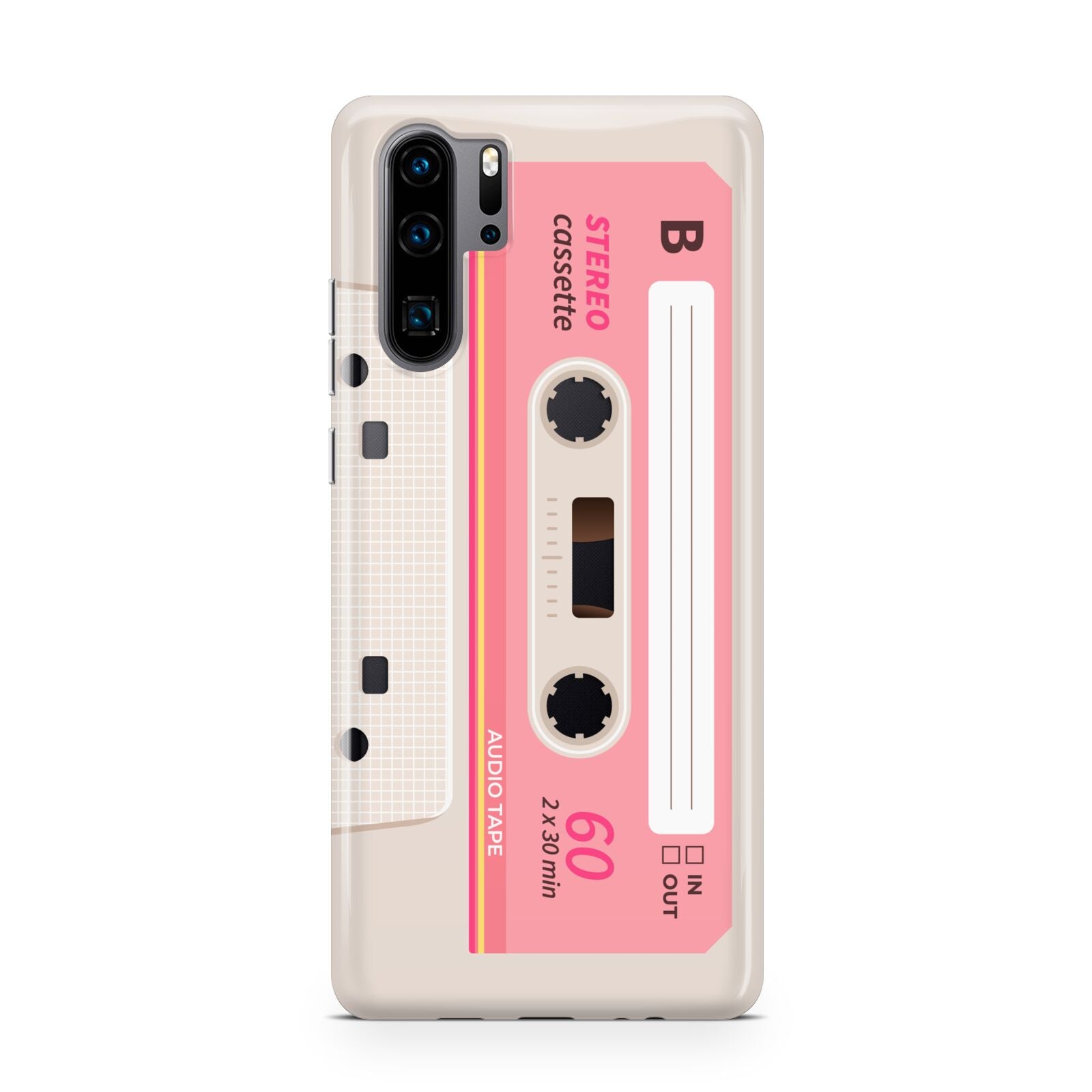 Retro Pink Tape Huawei P30 Pro Phone Case