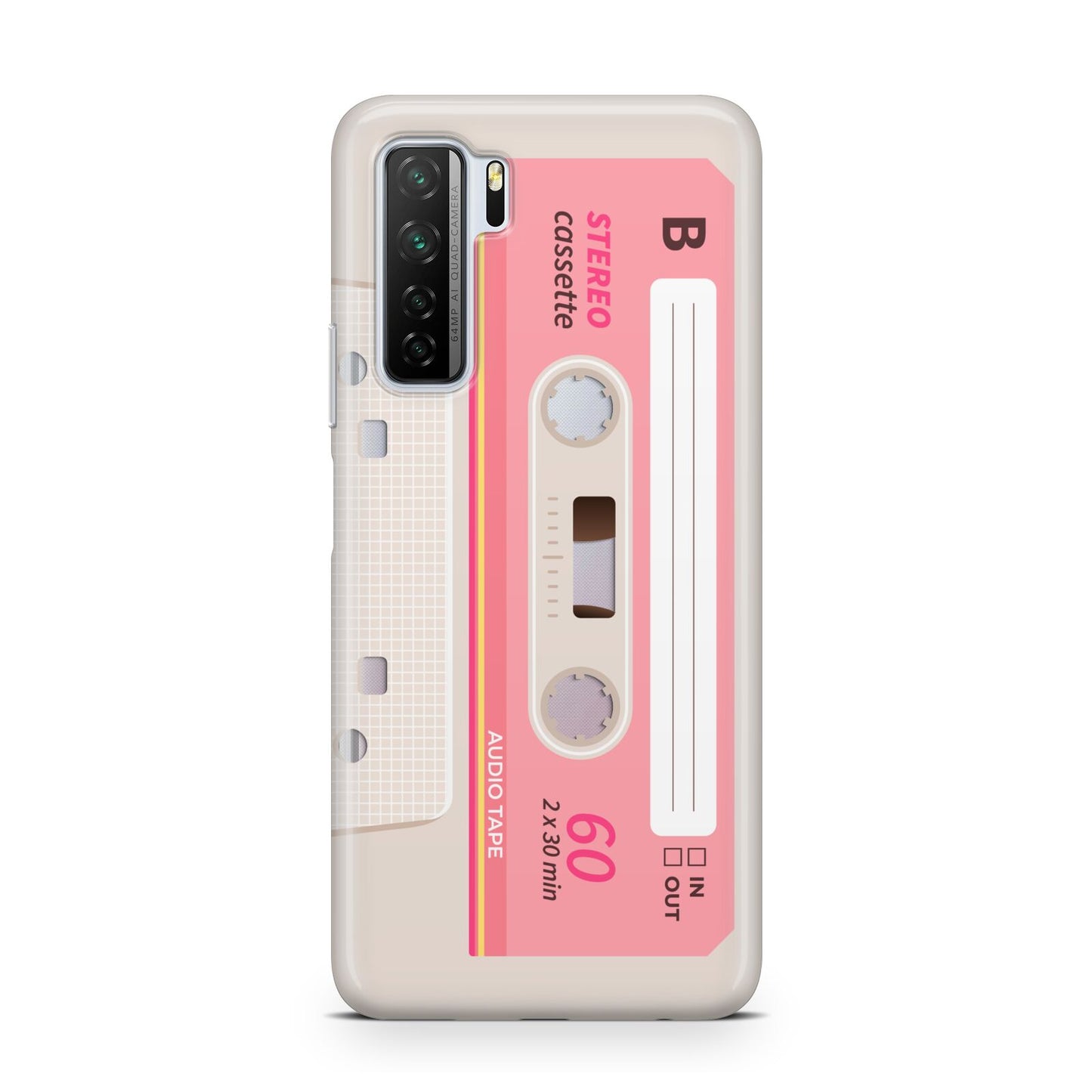 Retro Pink Tape Huawei P40 Lite 5G Phone Case