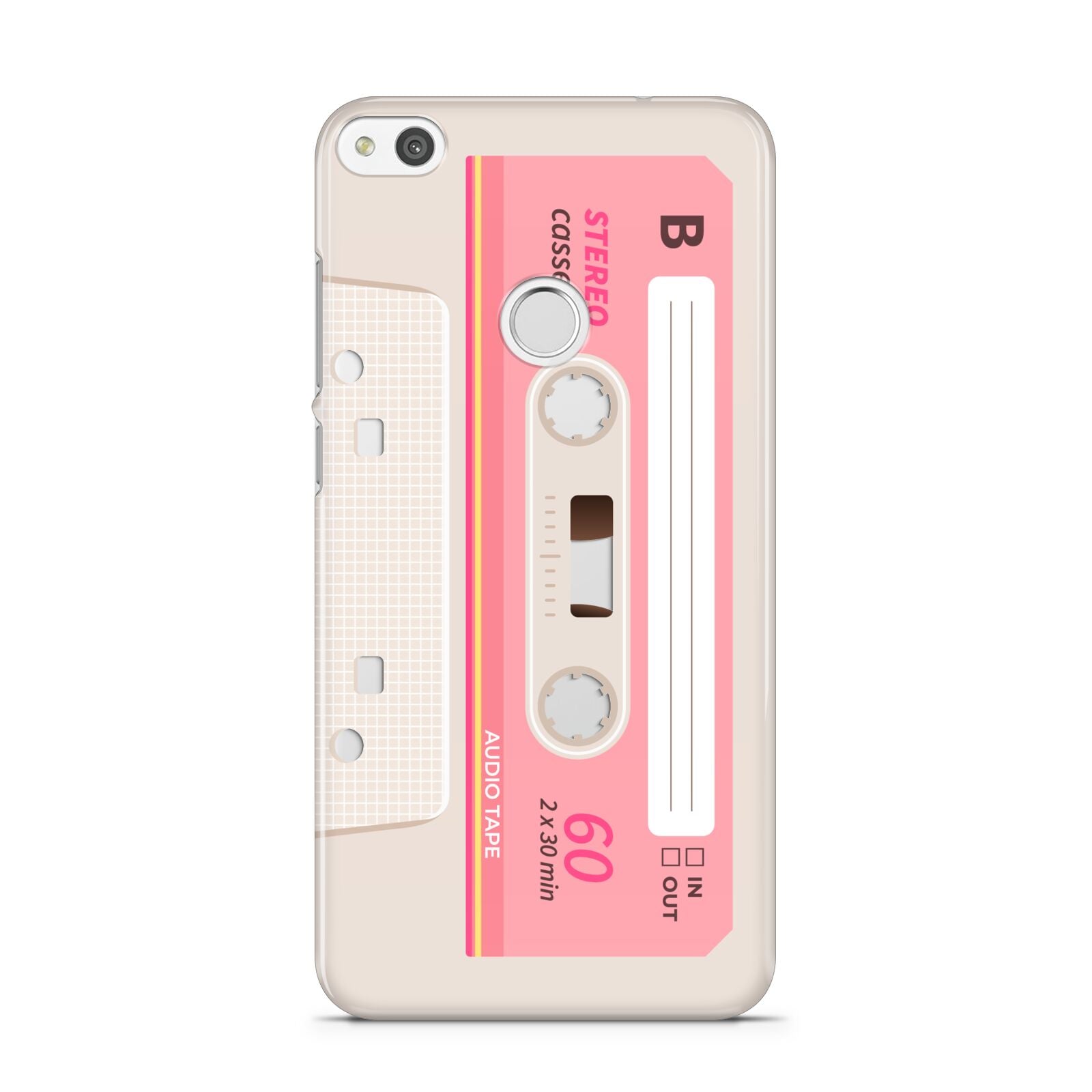 Retro Pink Tape Huawei P8 Lite Case