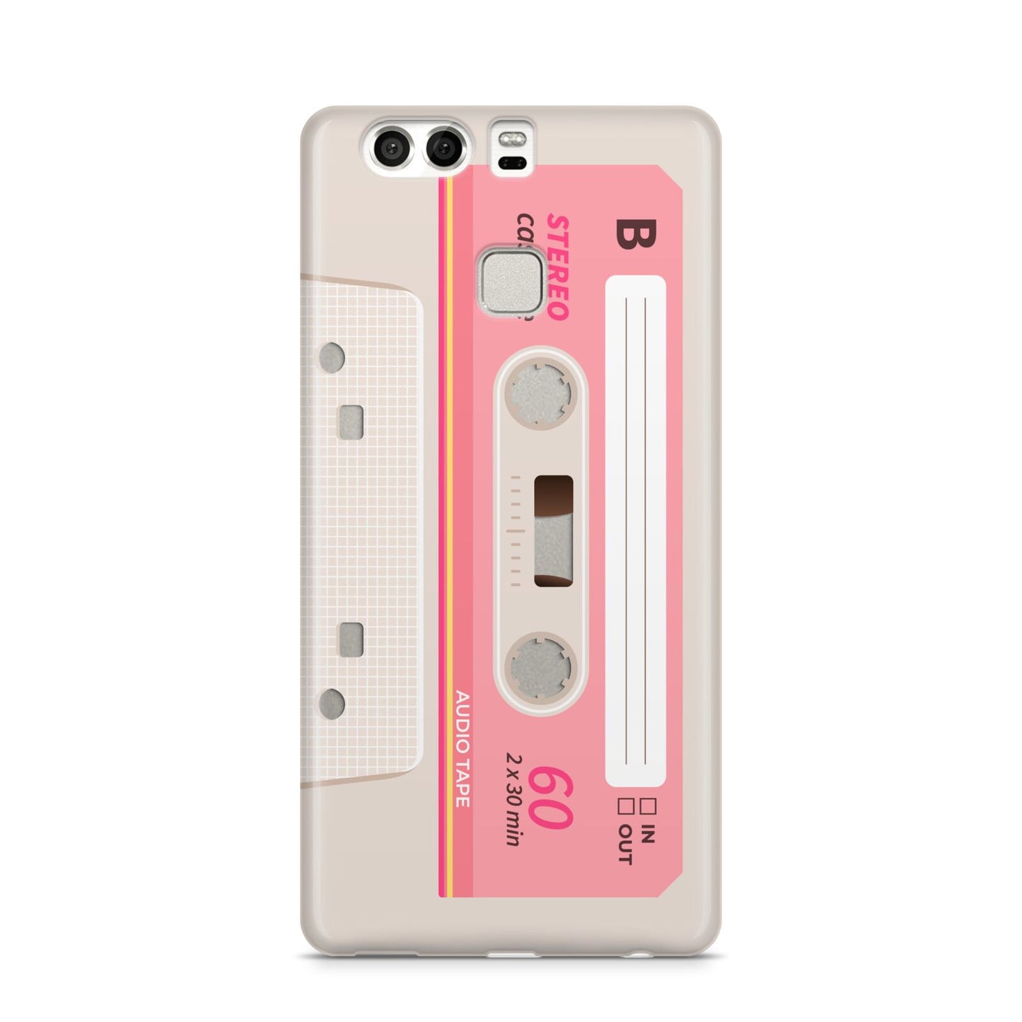 Retro Pink Tape Huawei P9 Case