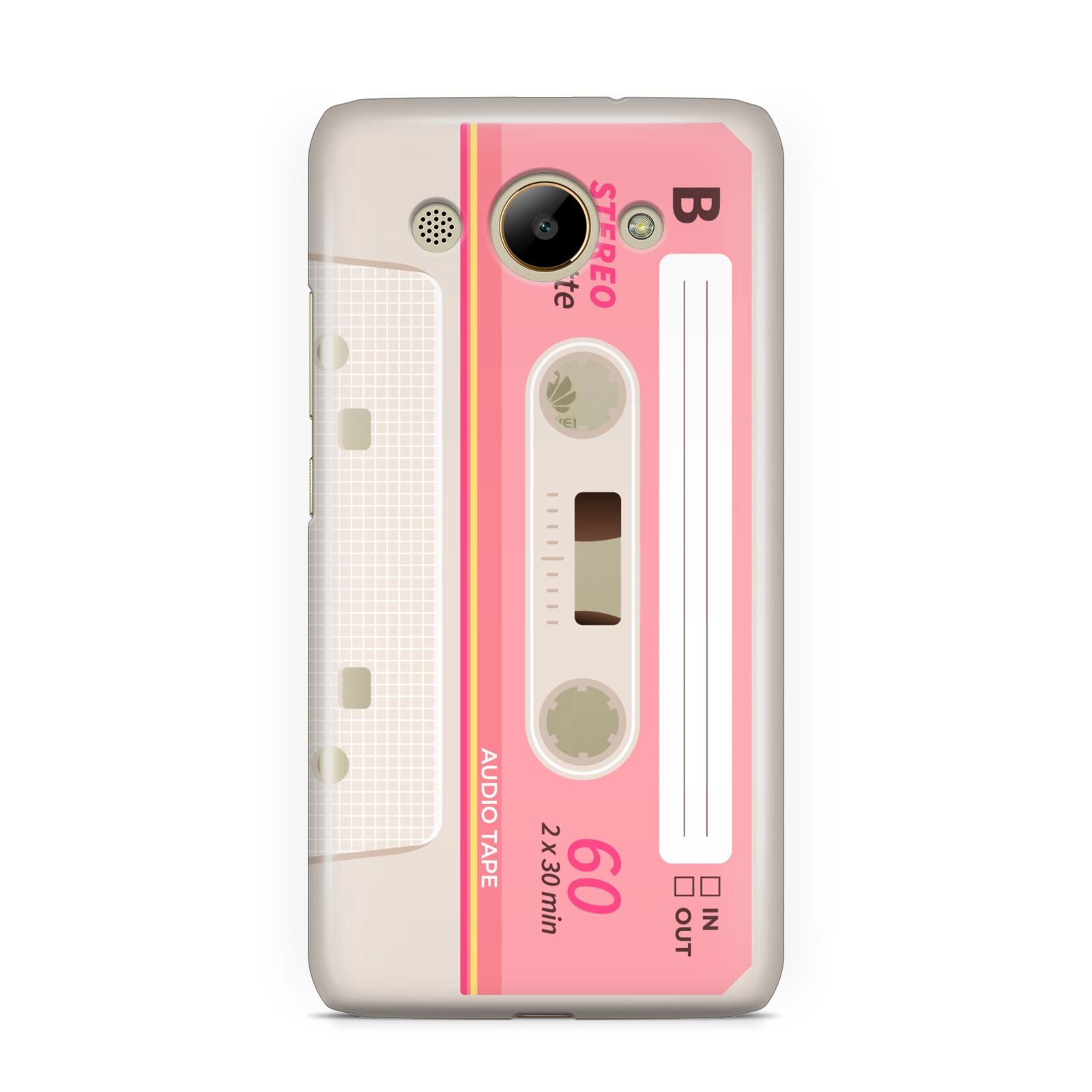 Retro Pink Tape Huawei Y3 2017