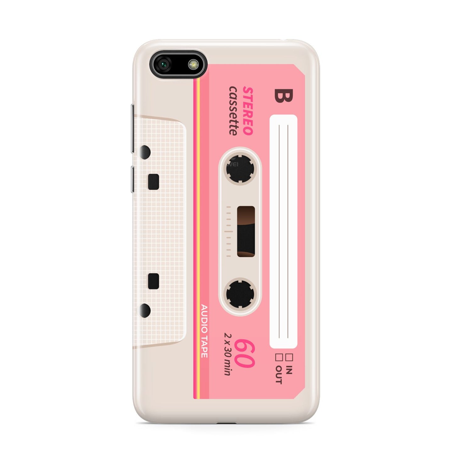 Retro Pink Tape Huawei Y5 Prime 2018 Phone Case