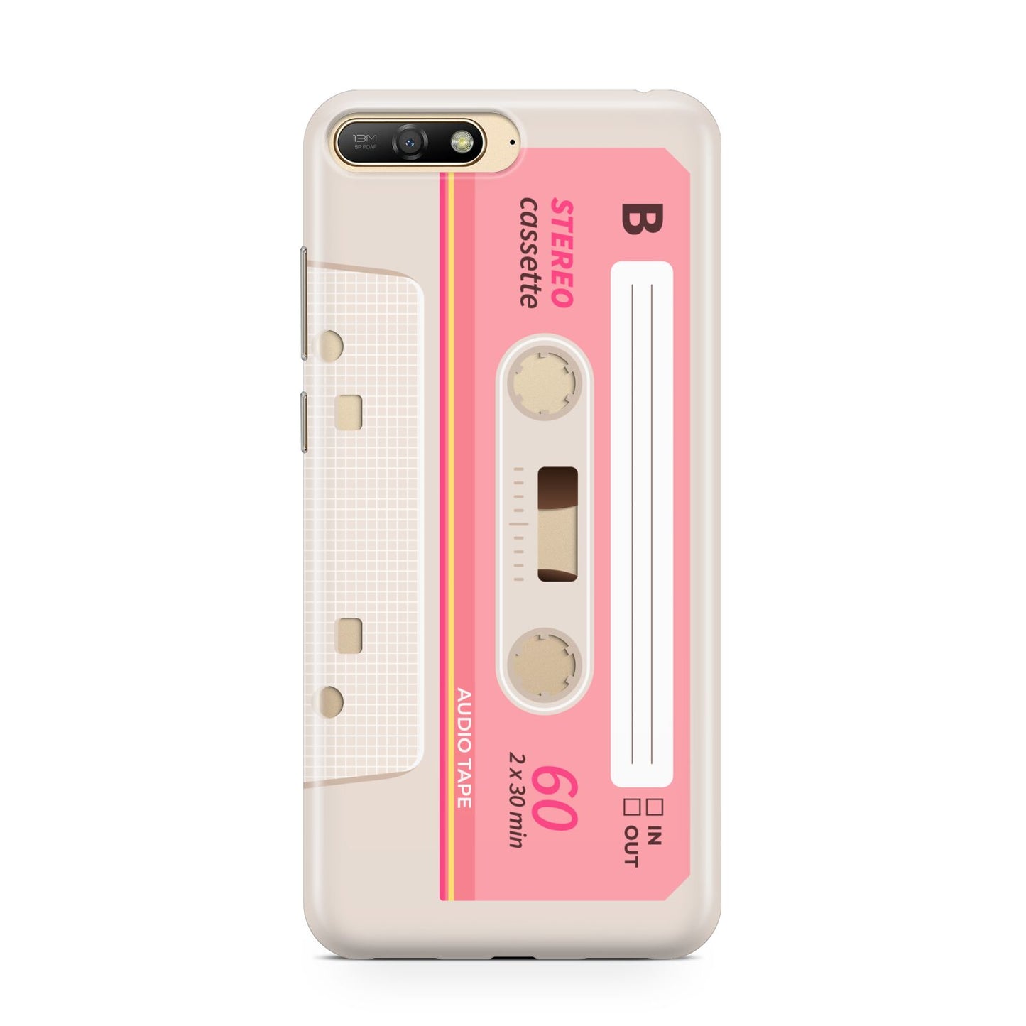 Retro Pink Tape Huawei Y6 2018