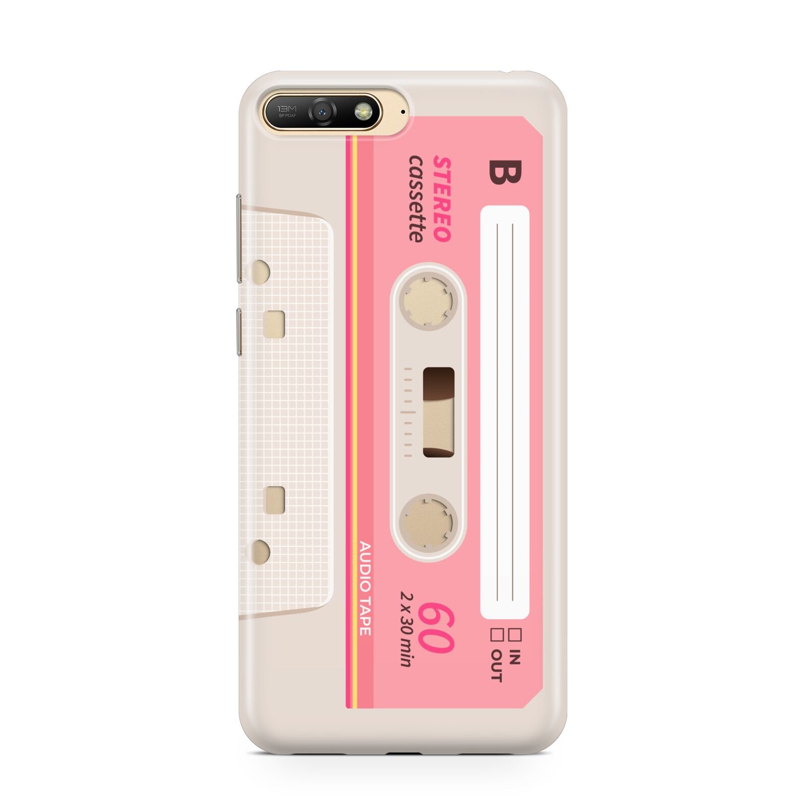 Retro Pink Tape Huawei Y6 2018