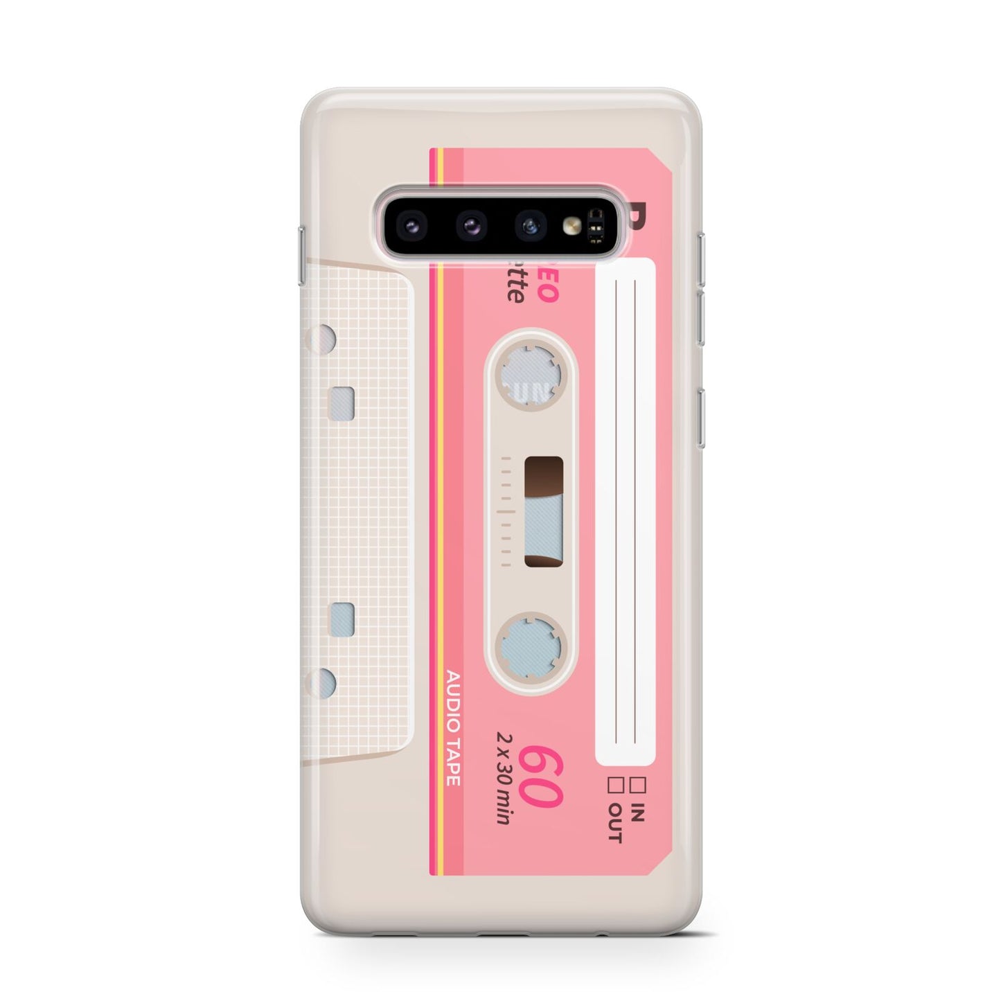 Retro Pink Tape Protective Samsung Galaxy Case