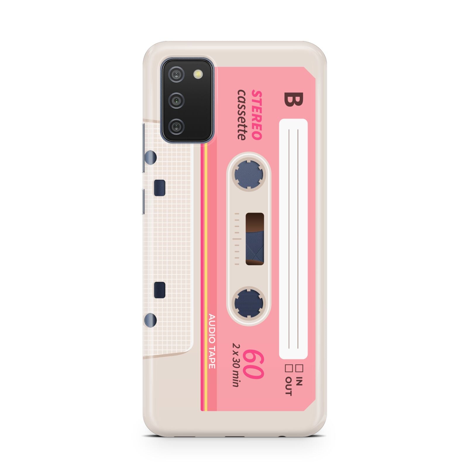 Retro Pink Tape Samsung A02s Case