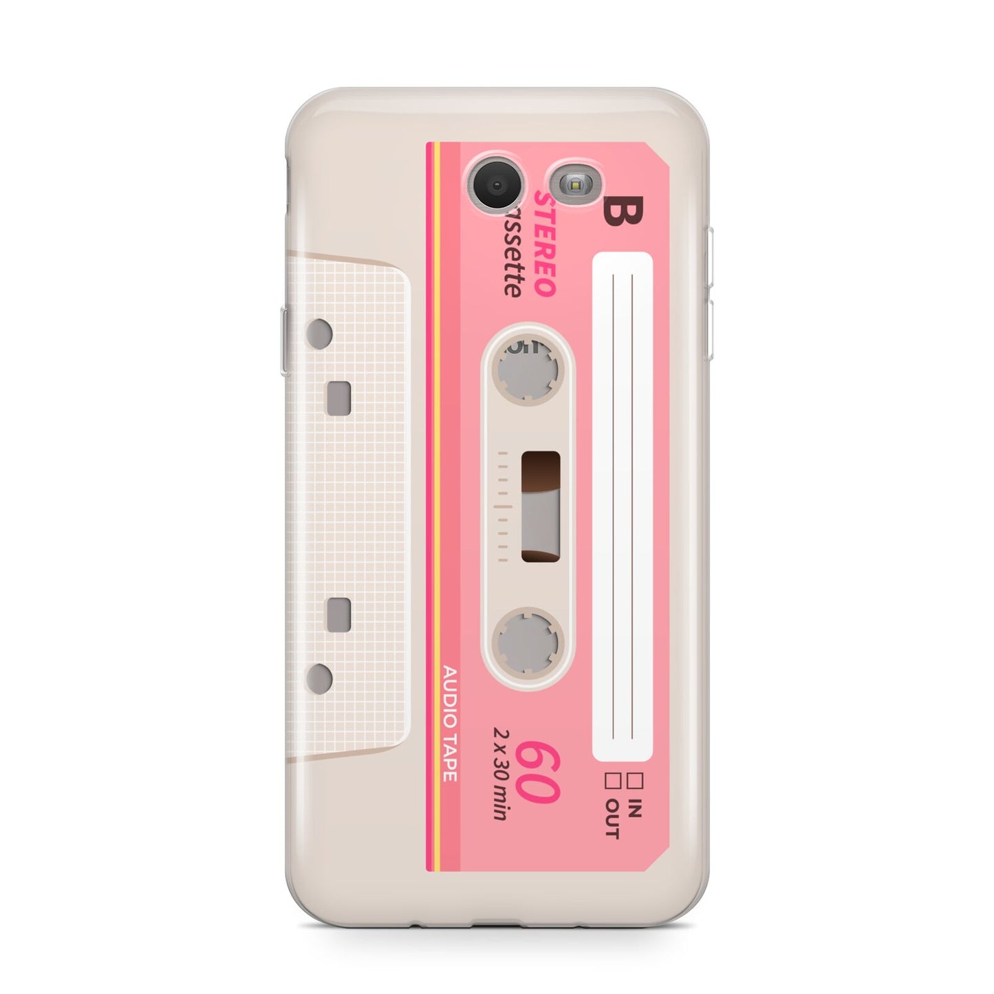 Retro Pink Tape Samsung Galaxy J7 2017 Case