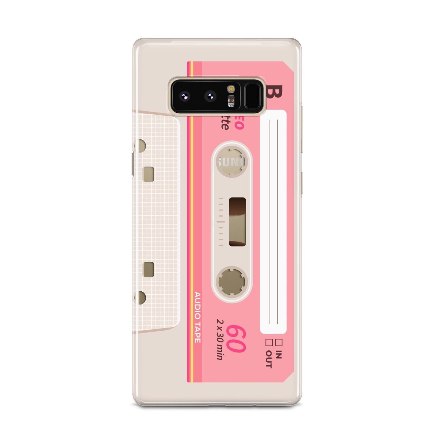 Retro Pink Tape Samsung Galaxy Note 8 Case