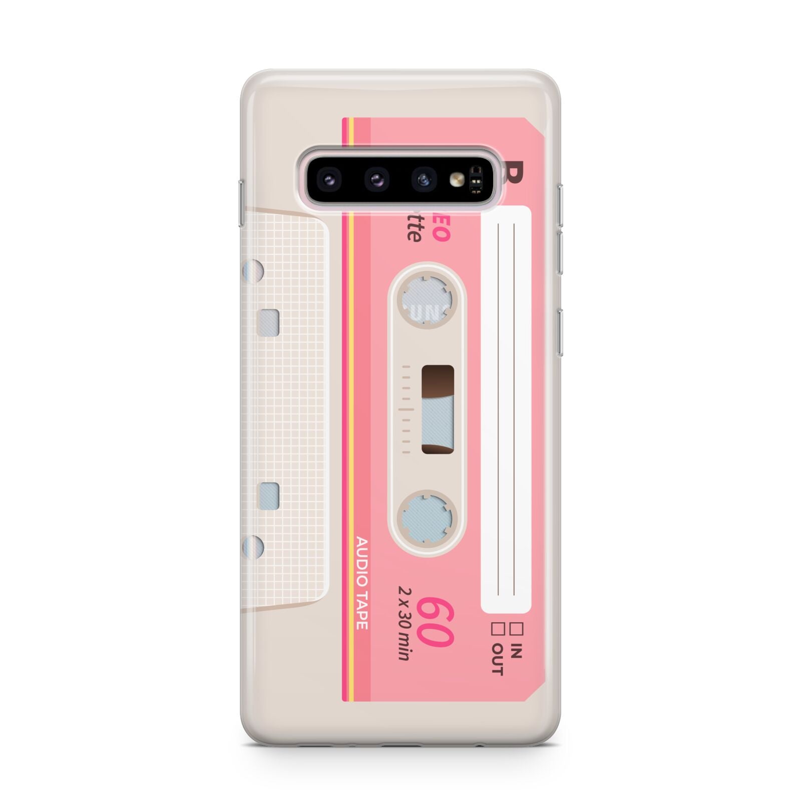 Retro Pink Tape Samsung Galaxy S10 Plus Case