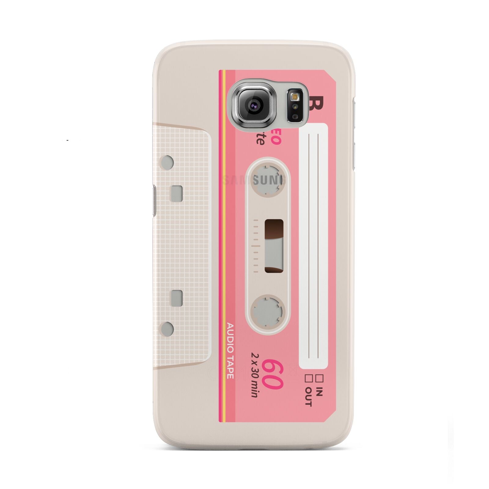 Retro Pink Tape Samsung Galaxy S6 Case