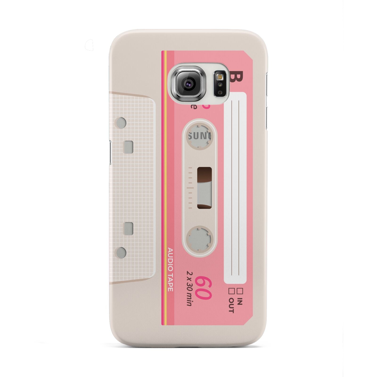 Retro Pink Tape Samsung Galaxy S6 Edge Case