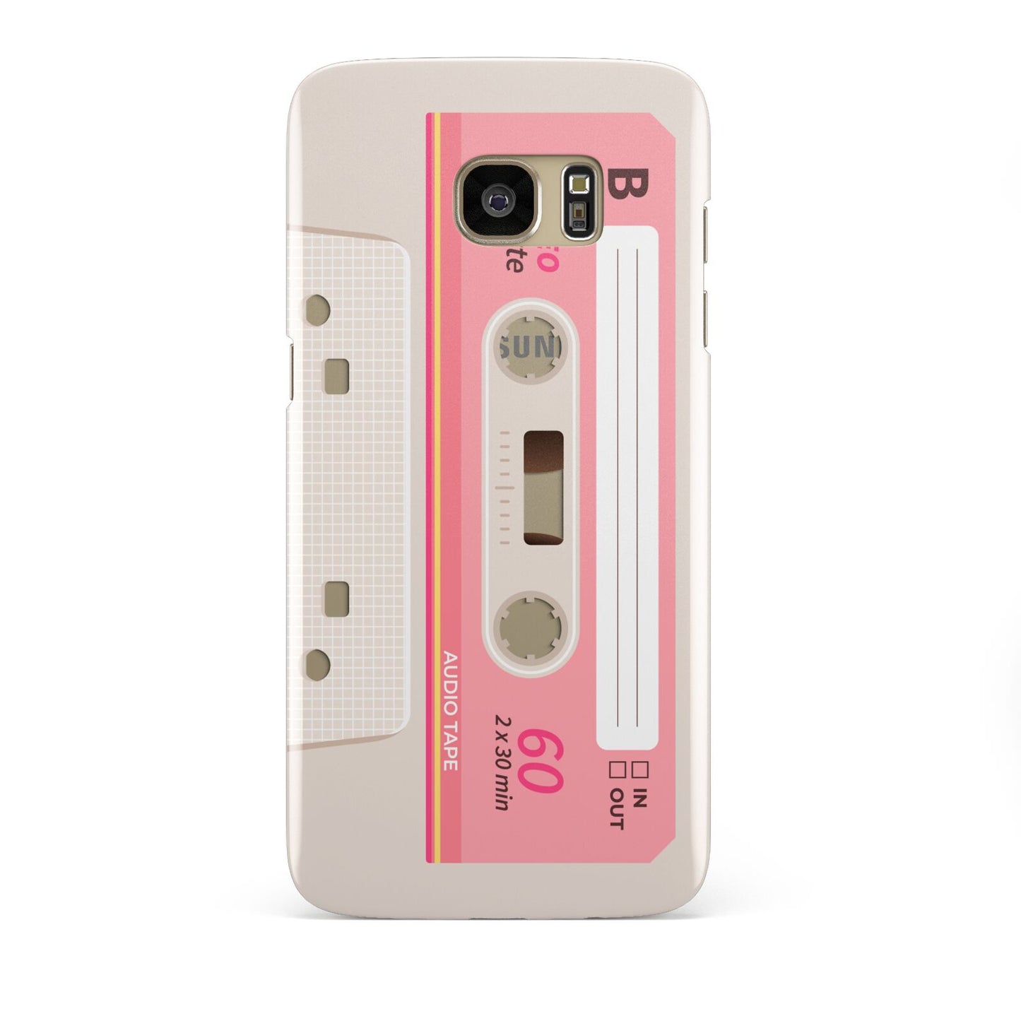 Retro Pink Tape Samsung Galaxy S7 Edge Case