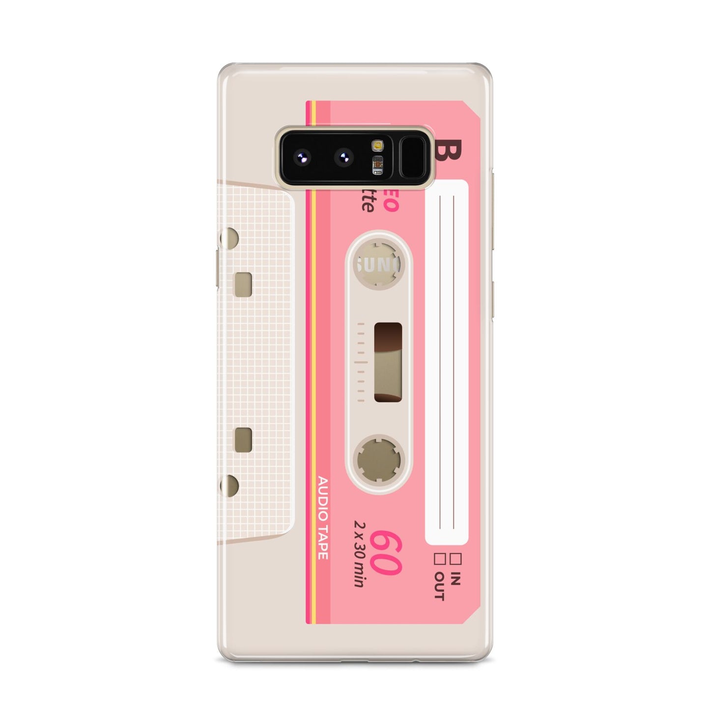 Retro Pink Tape Samsung Galaxy S8 Case