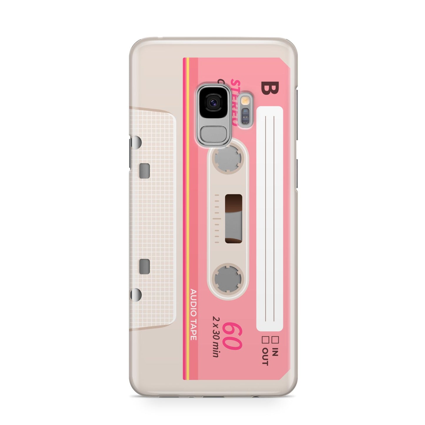 Retro Pink Tape Samsung Galaxy S9 Case