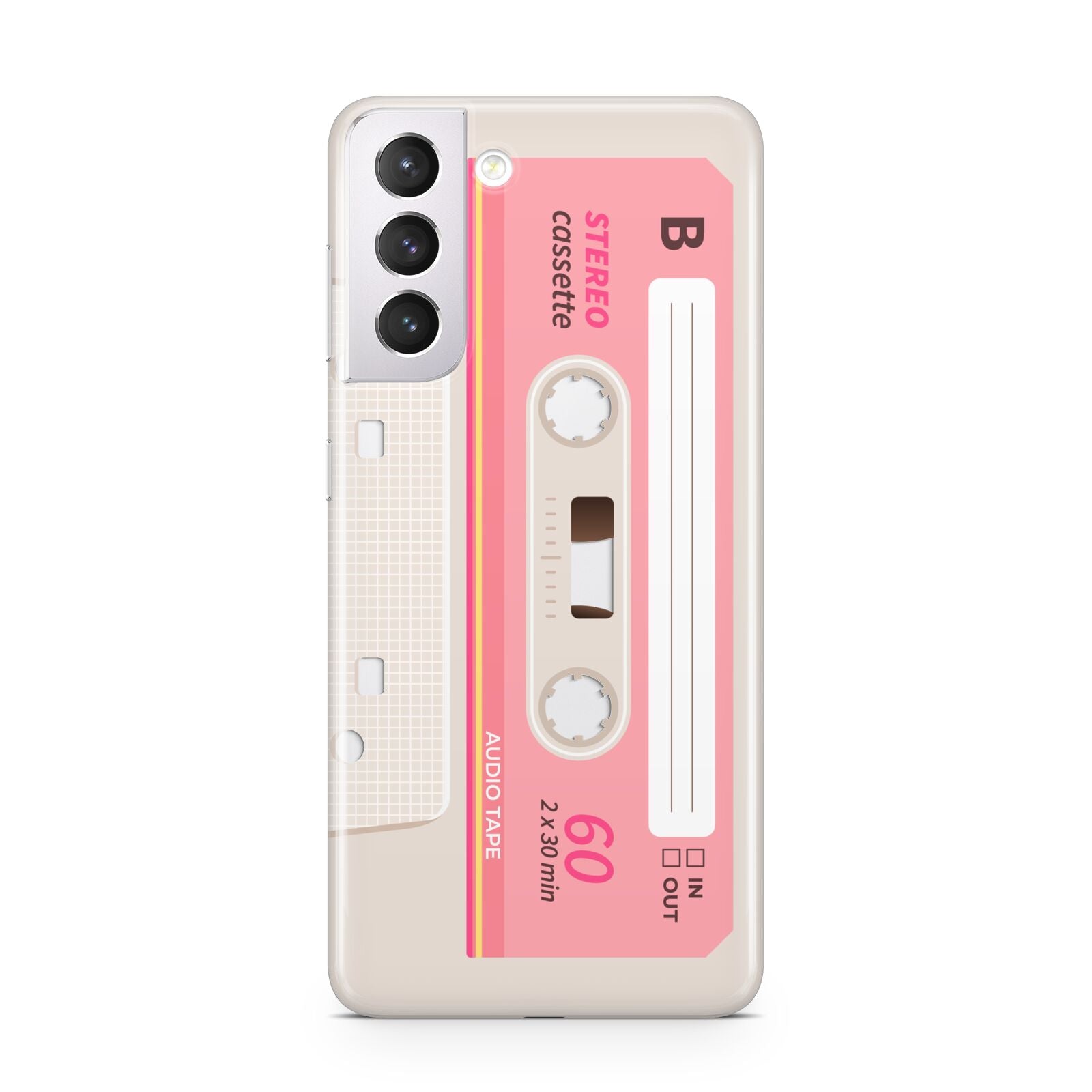 Retro Pink Tape Samsung S21 Case