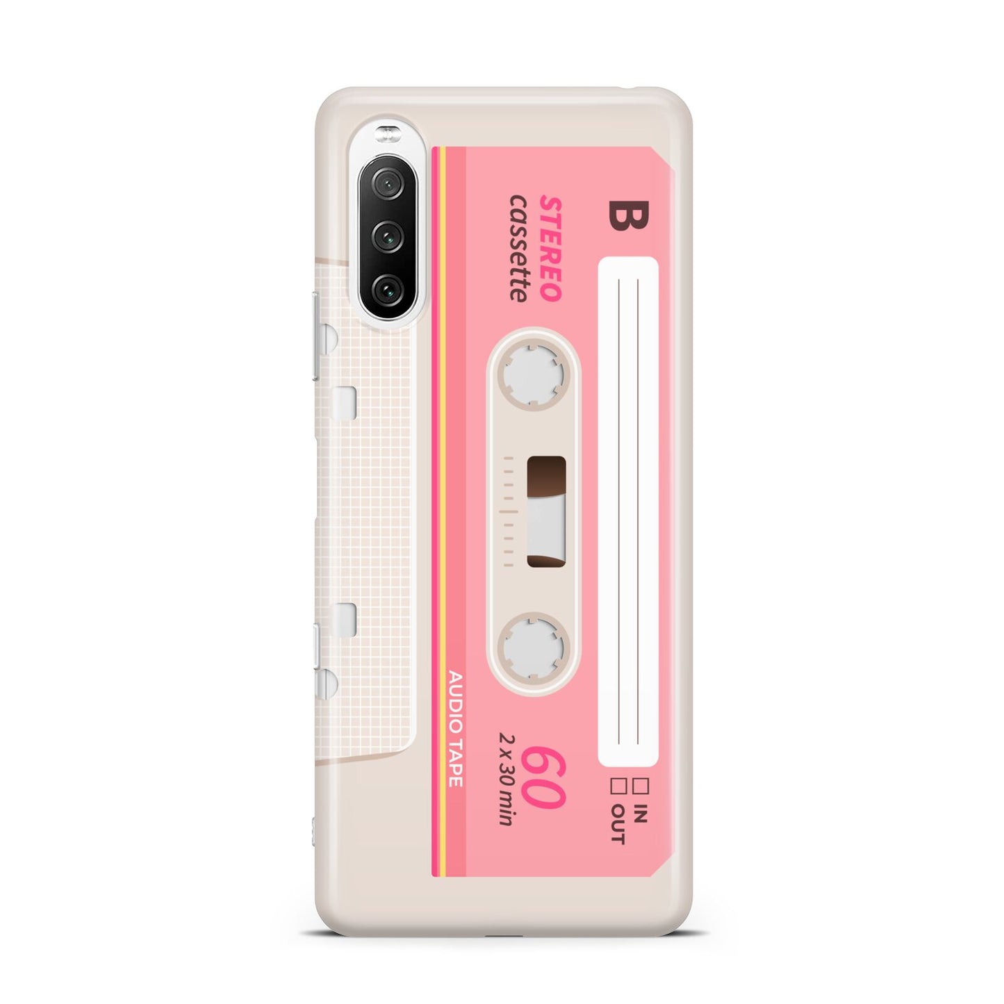 Retro Pink Tape Sony Xperia 10 III Case