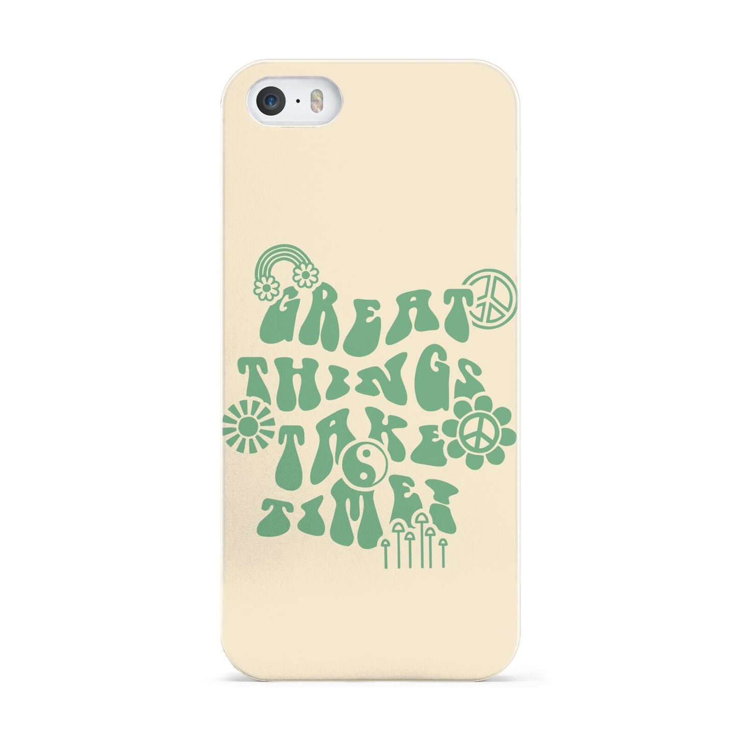 Retro Positive Quote Apple iPhone 5 Case