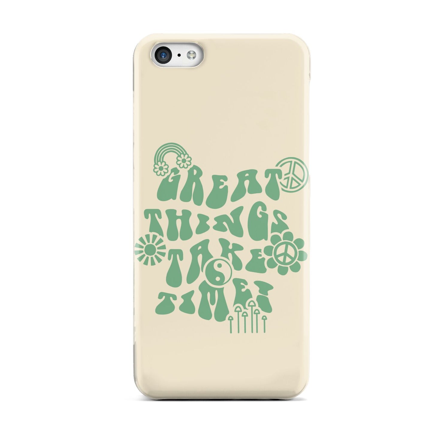 Retro Positive Quote Apple iPhone 5c Case