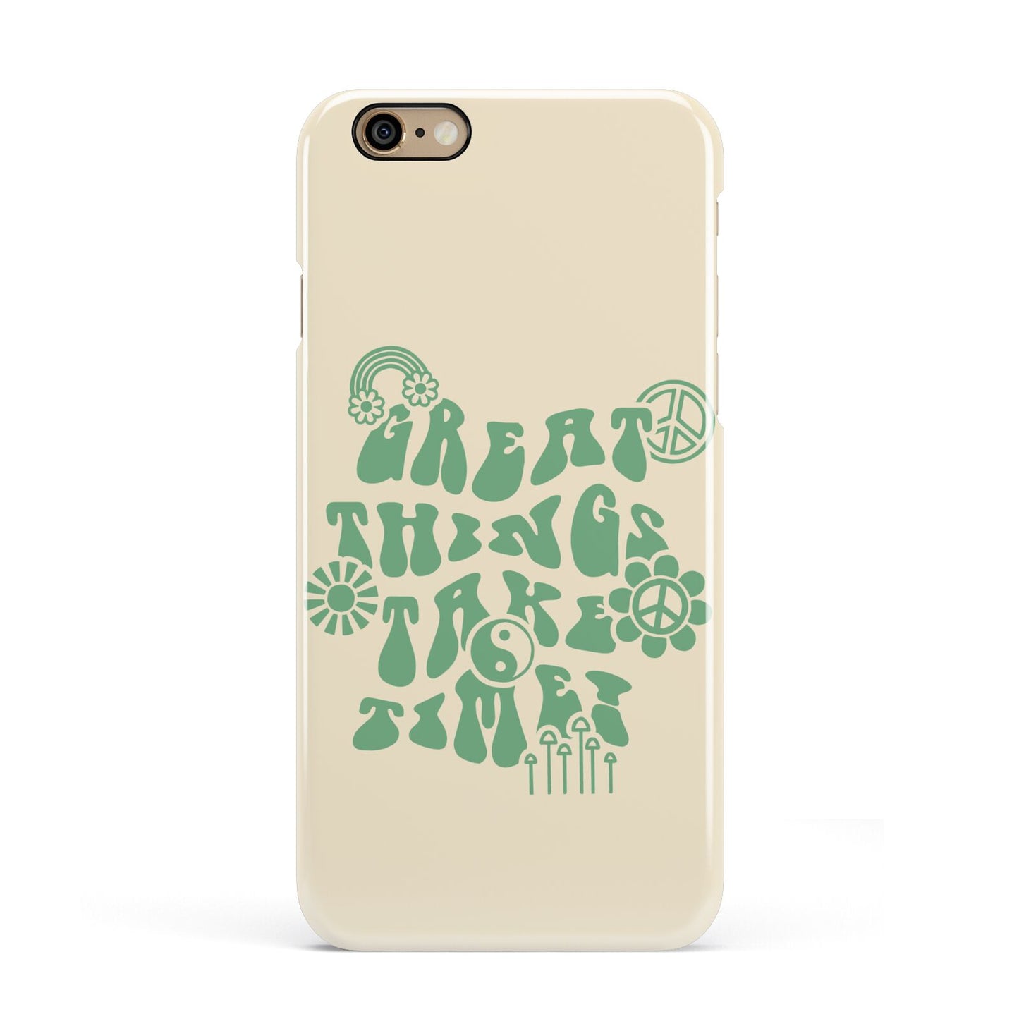 Retro Positive Quote Apple iPhone 6 3D Snap Case