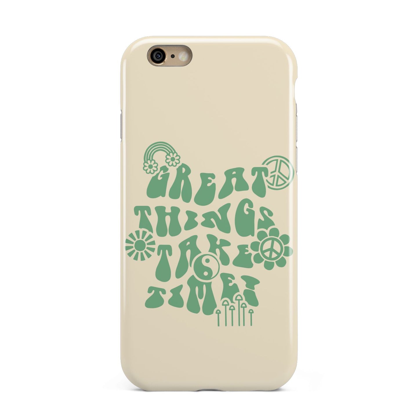 Retro Positive Quote Apple iPhone 6 3D Tough Case