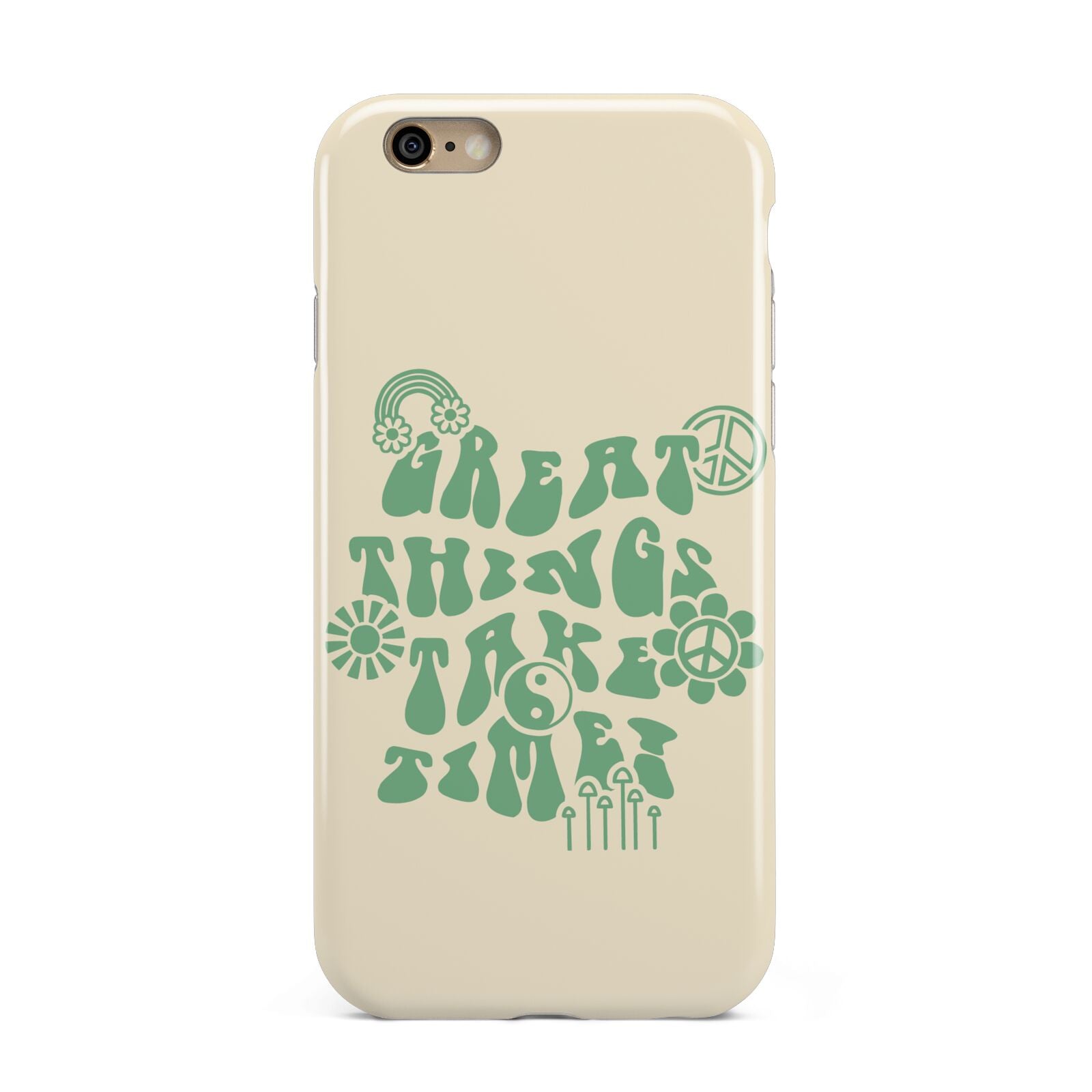 Retro Positive Quote Apple iPhone 6 3D Tough Case