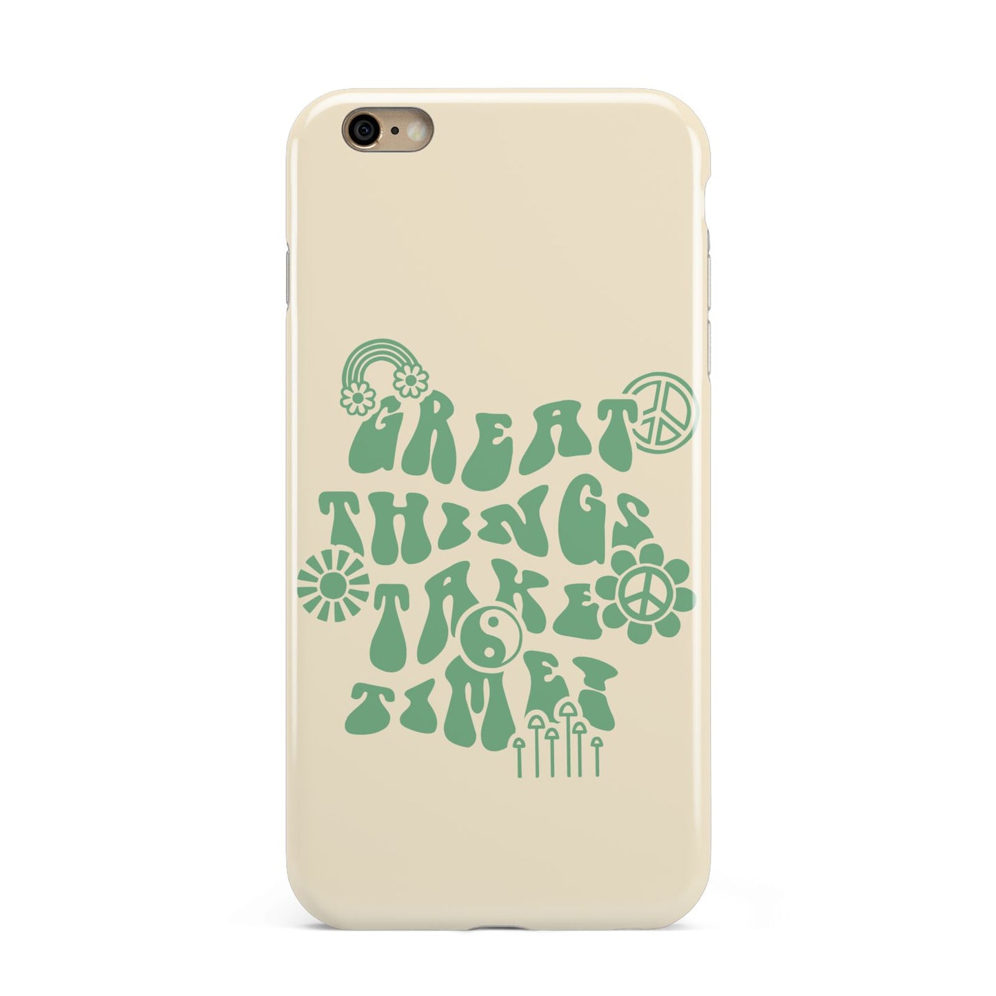 Retro Positive Quote Apple iPhone 6 Plus 3D Tough Case