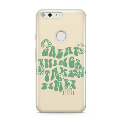 Retro Positive Quote Google Pixel Case