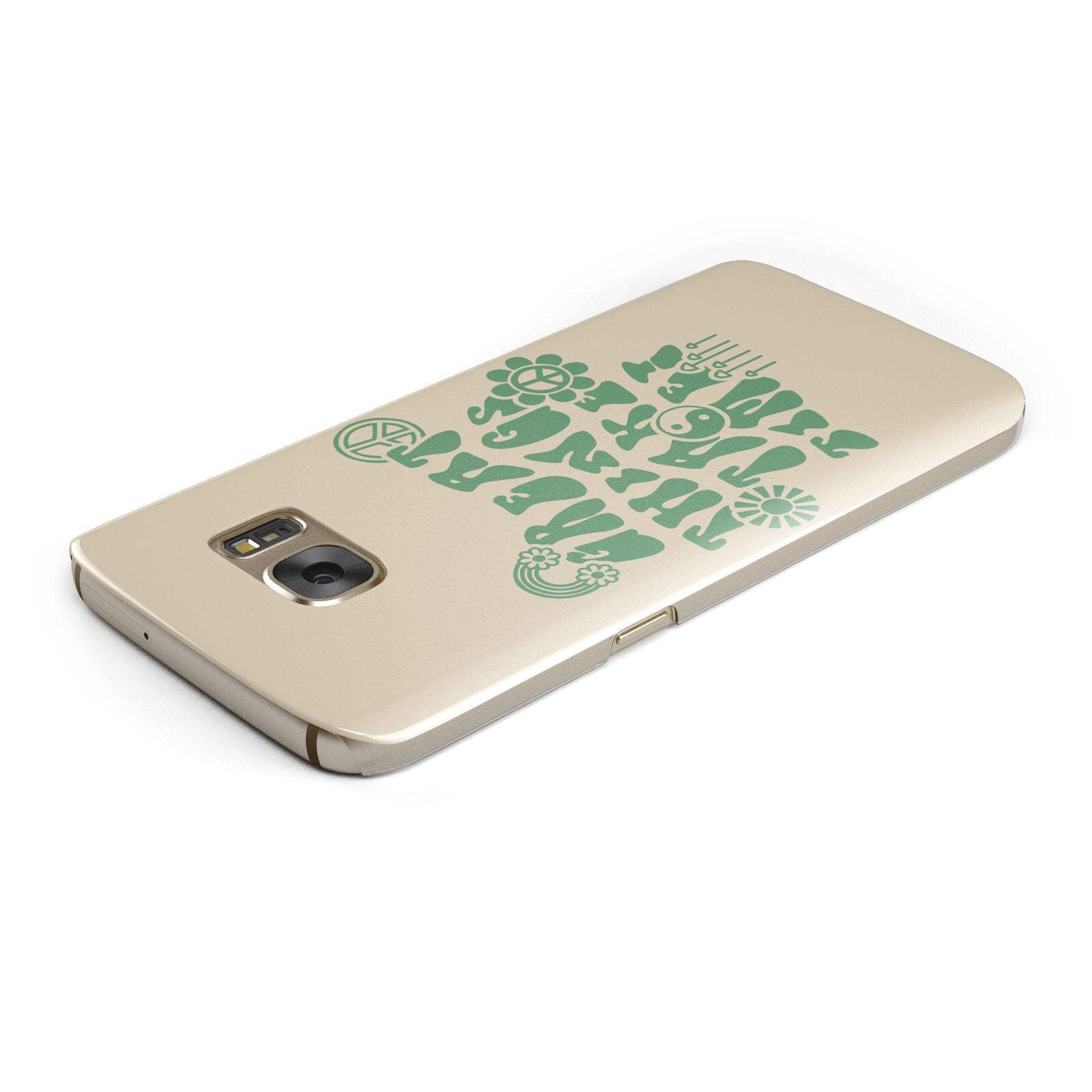 Retro Positive Quote Samsung Galaxy Case Top Cutout