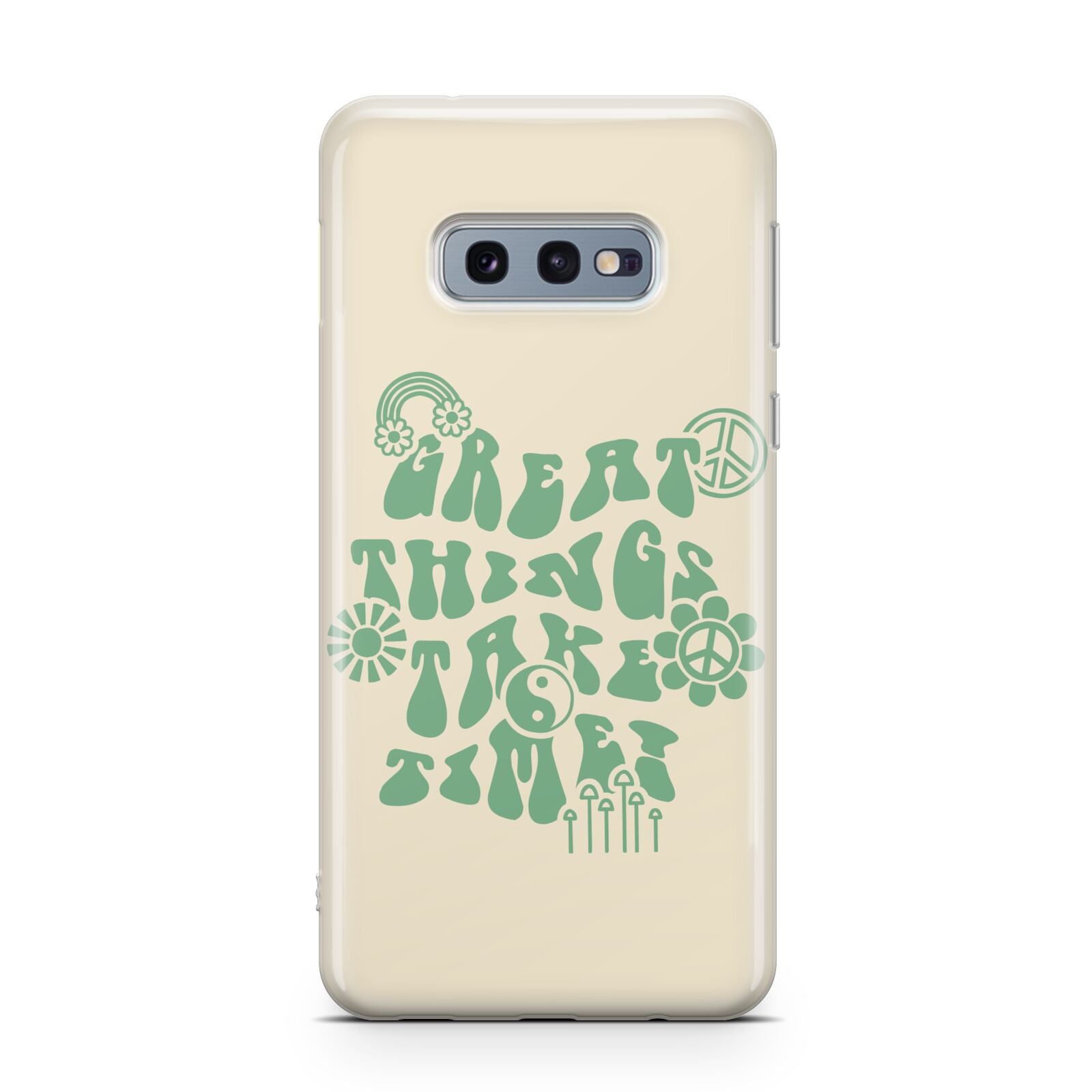 Retro Positive Quote Samsung Galaxy S10E Case